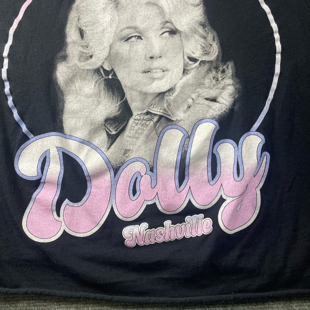 Dollcake Black Graphic Tee with White Print - Picture 3 of 7